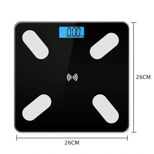 Smart Body Fat Scale Wireless Digital Bathroom Scale Bluetooth Electronic Weight Scale with Smartphone App - Image 6